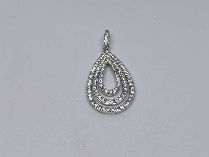 Silver Teardrop Pendant