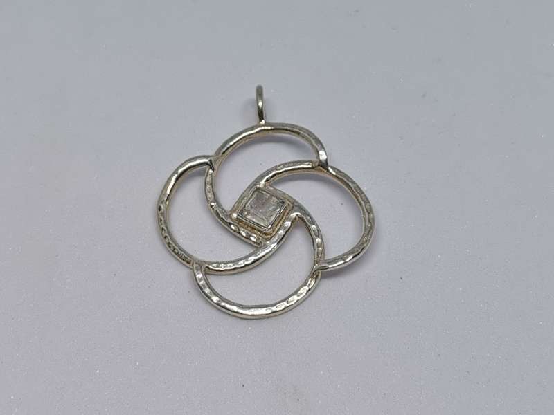 Silver Flower Pendant
