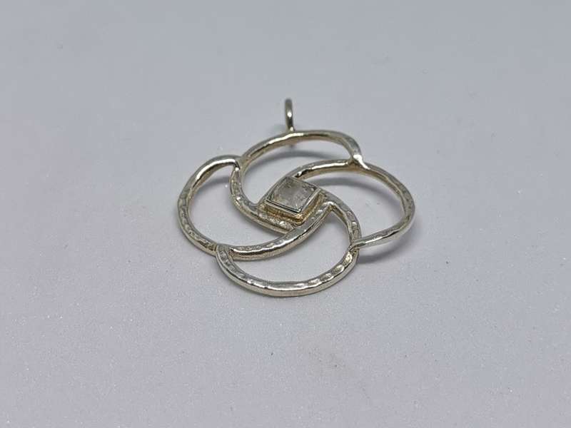 Silver Flower Pendant