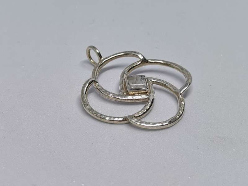 Silver Flower Pendant