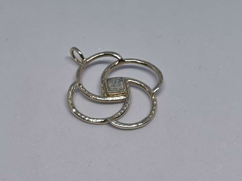 Silver Flower Pendant