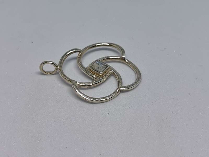 Silver Flower Pendant