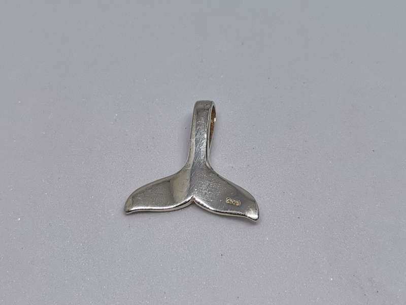 Silver Whale Pendant