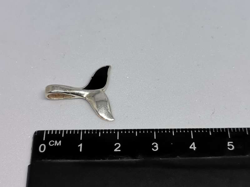 Silver Whale Pendant