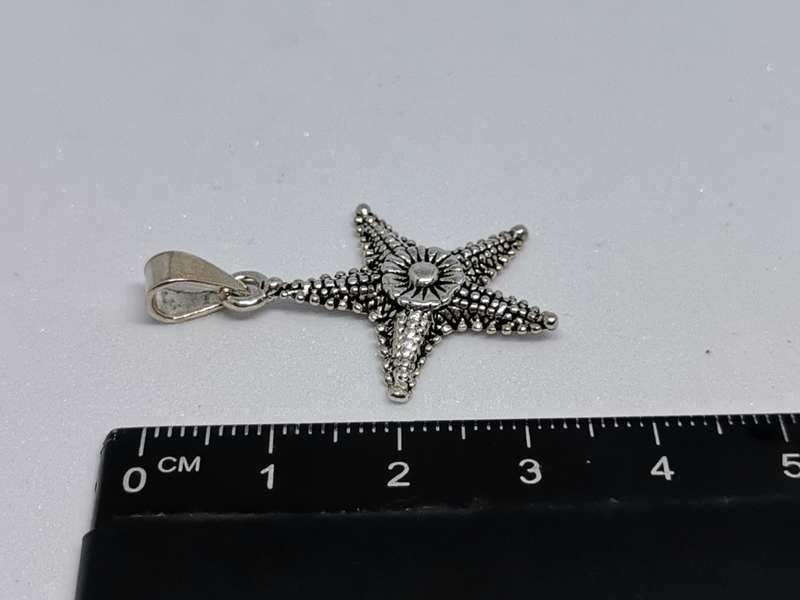 Silver Sea star Pendant