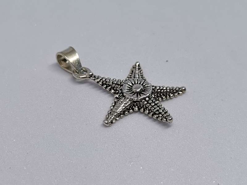 Silver Sea star Pendant