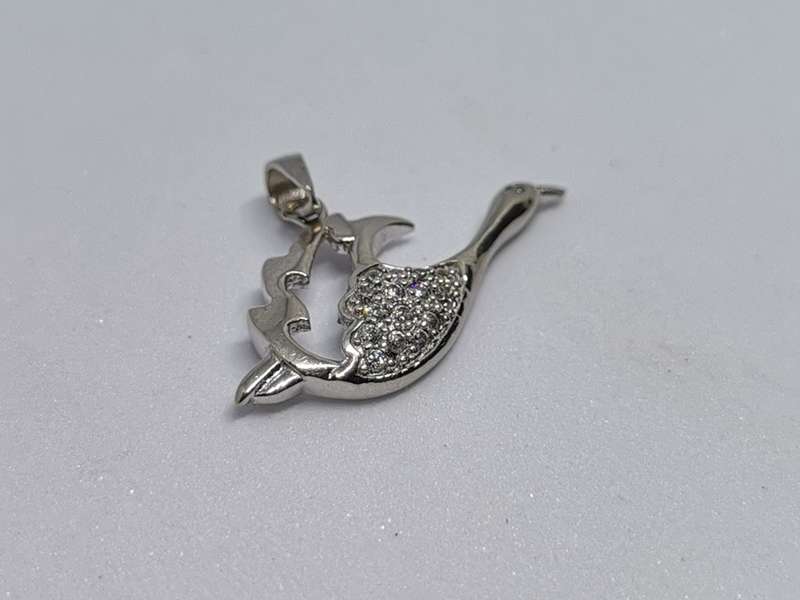 Silver Swan Pendant