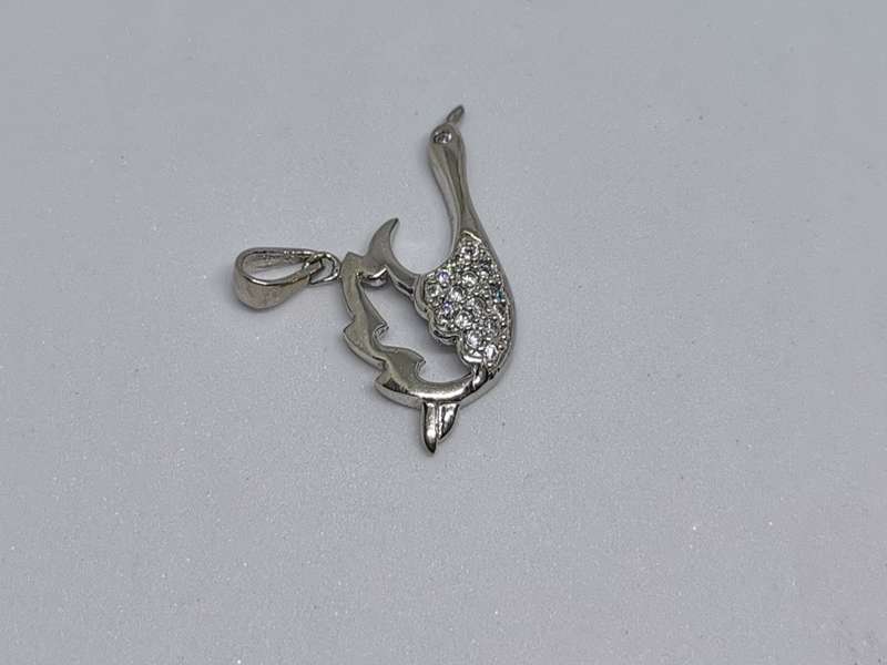 Silver Swan Pendant