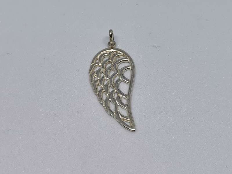 Silver Angel Wing Pendant