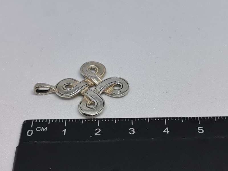 Silver Odin`s Heart Pendant