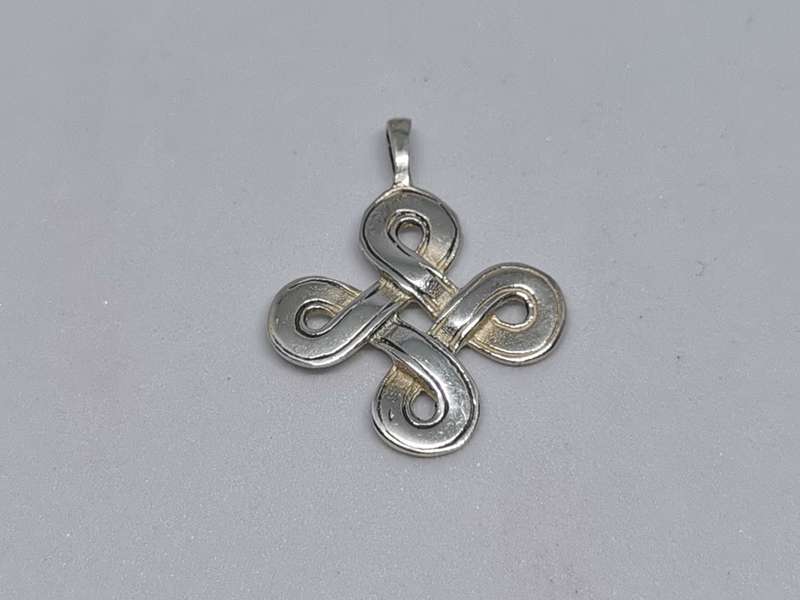 Silver Odin`s Heart Pendant