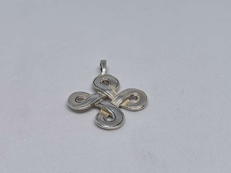 Silver Odin`s Heart Pendant