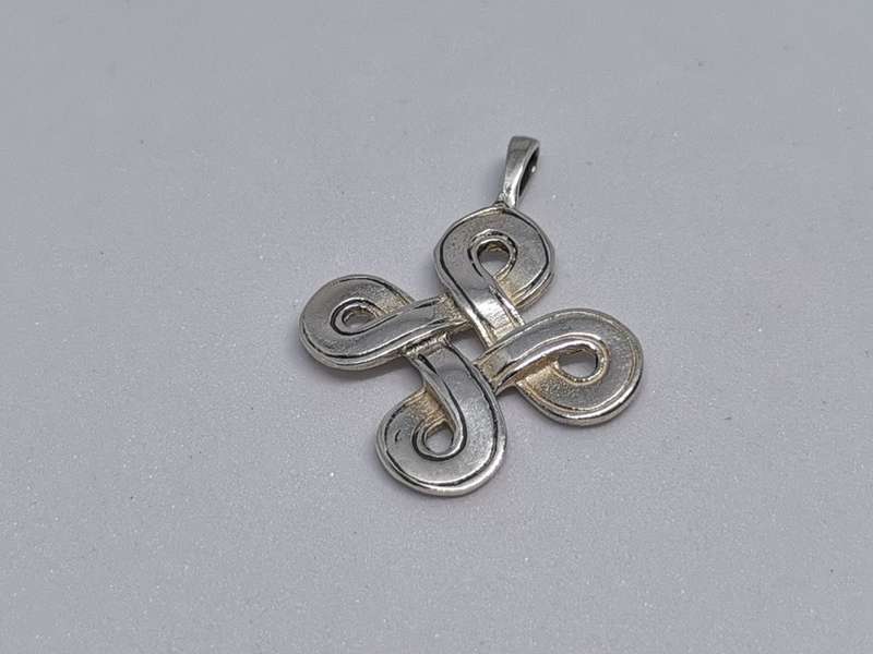 Silver Odin`s Heart Pendant
