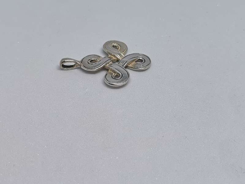 Silver Odin`s Heart Pendant
