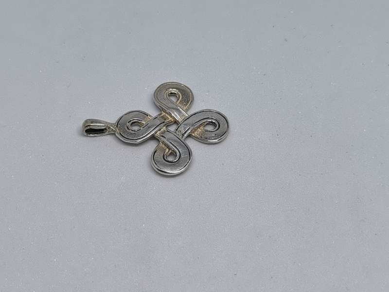Silver Odin`s Heart Pendant