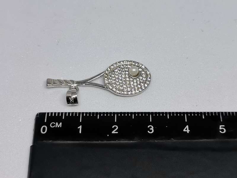 Silver Tennis Pendant