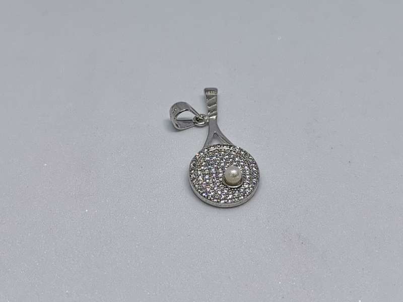 Silver Tennis Pendant