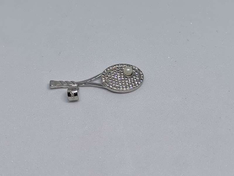Silver Tennis Pendant