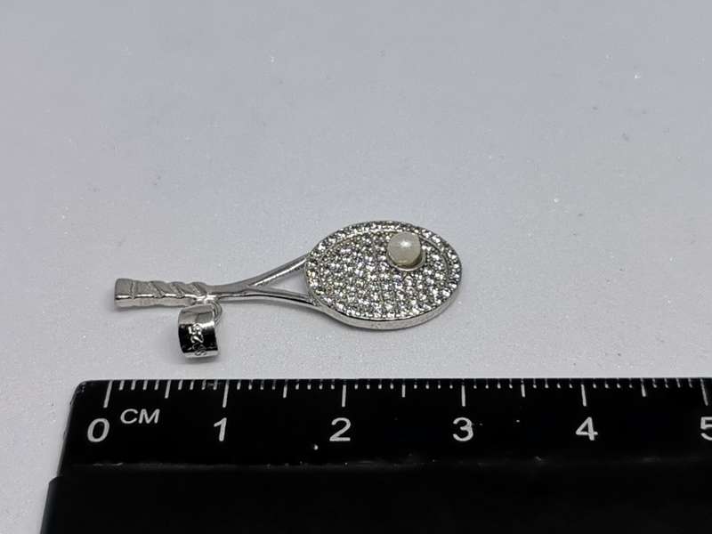 Silver Tennis Pendant