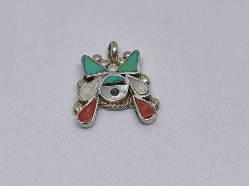 Silver Mayan Pendant