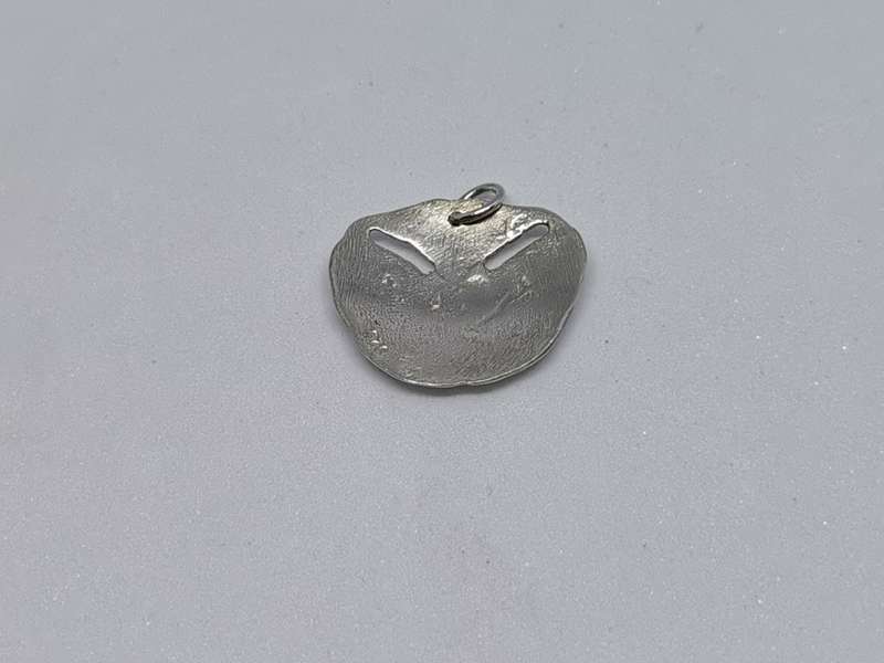 Silver Pansy Pendant