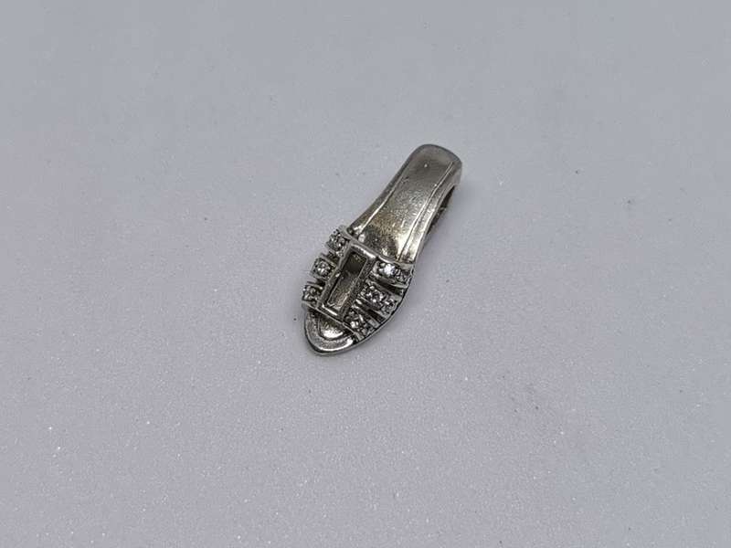 Silver Shoe Pendant