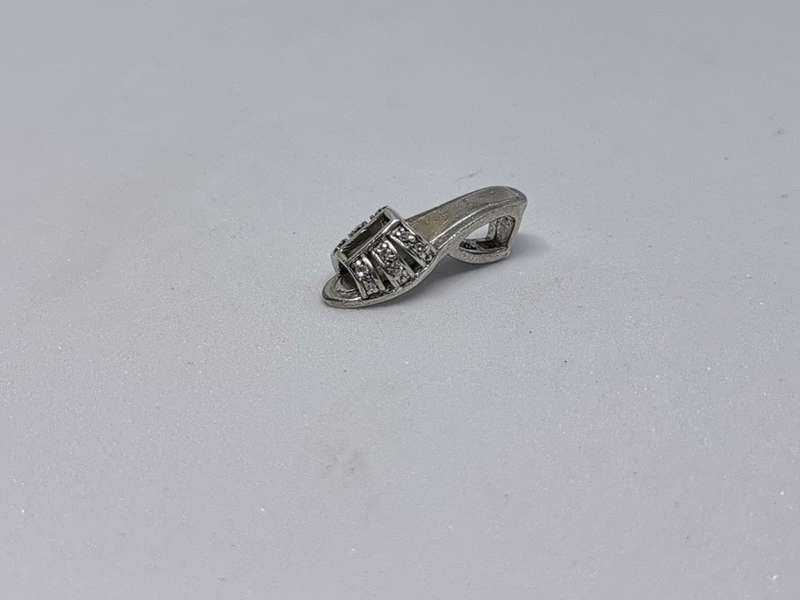 Silver Shoe Pendant