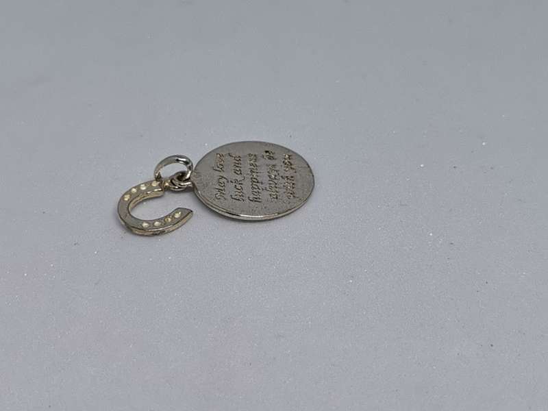 Silver Love Luck & Happiness Pendant