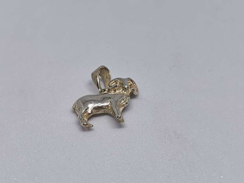 Silver Aries Pendant