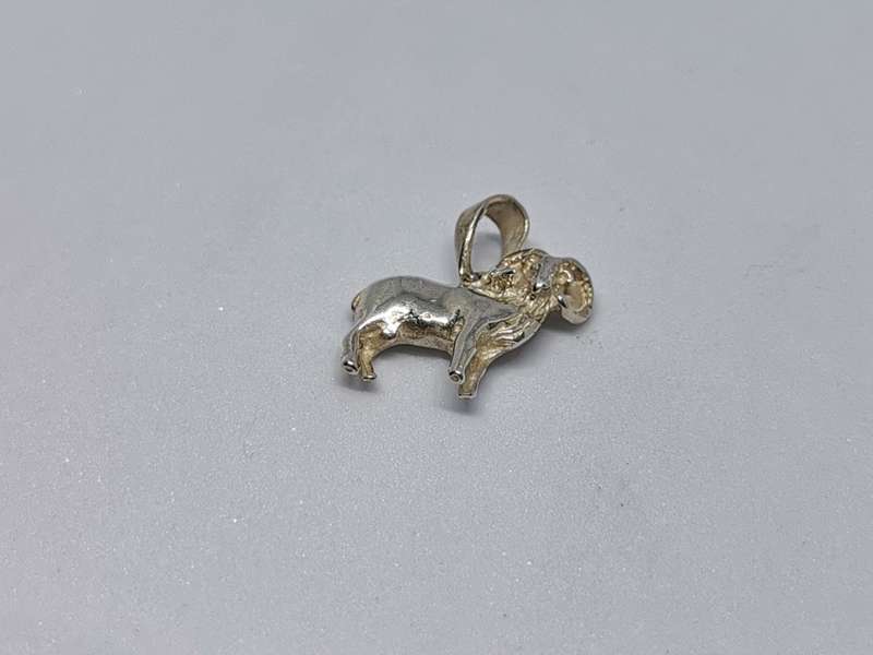 Silver Aries Pendant