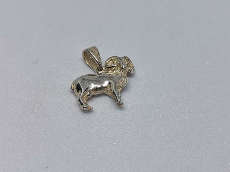 Silver Aries Pendant