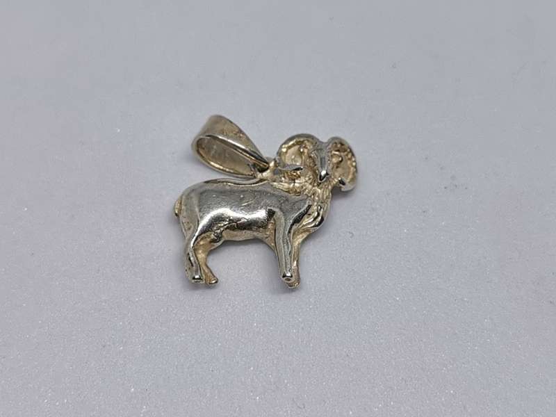 Silver Aries Pendant