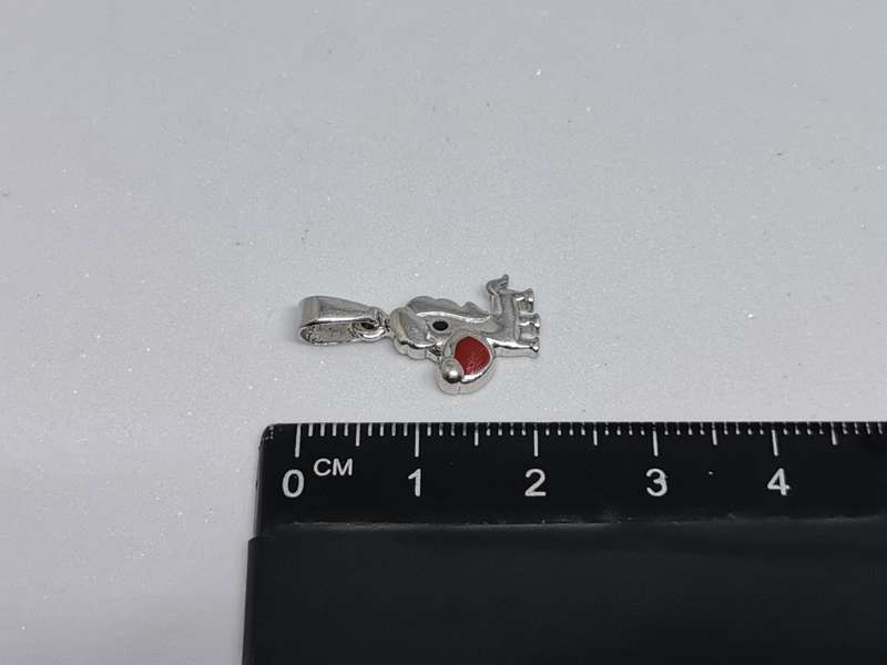 Silver Doggy Pendant