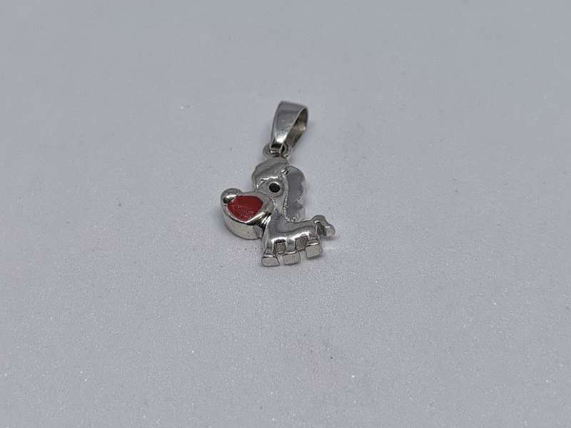 Silver Doggy Pendant