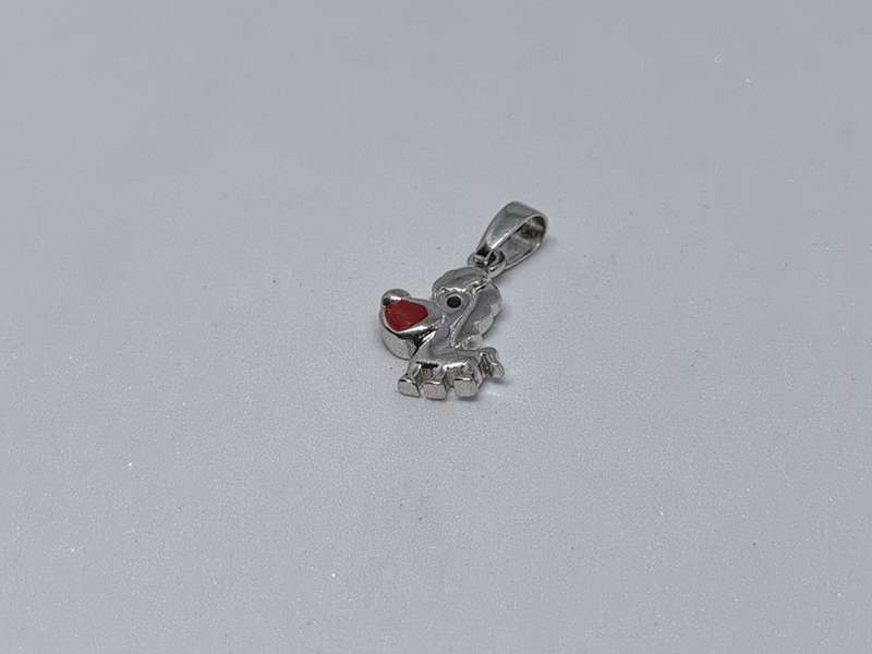 Silver Doggy Pendant