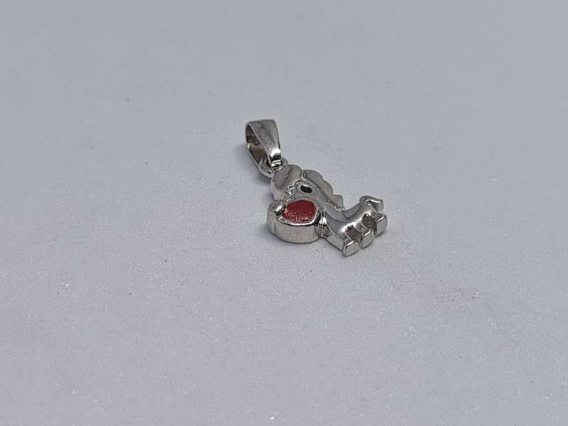 Silver Doggy Pendant