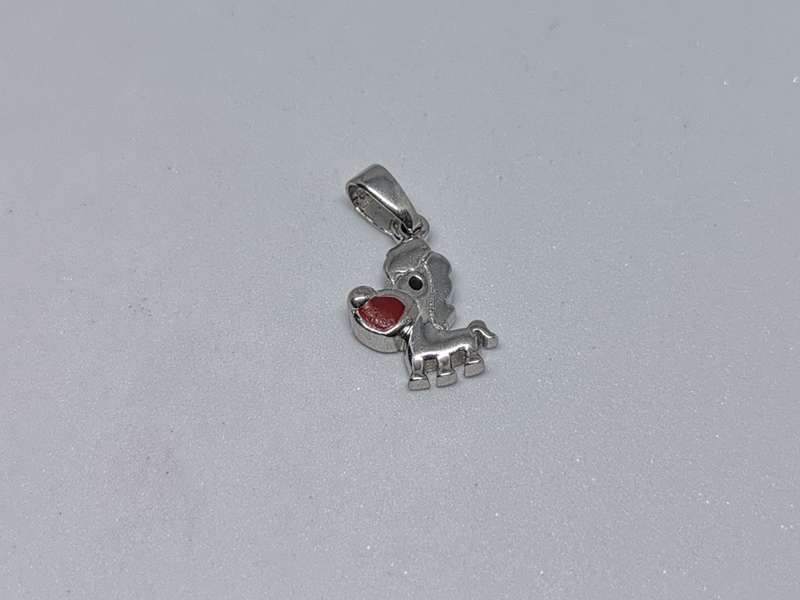 Silver Doggy Pendant