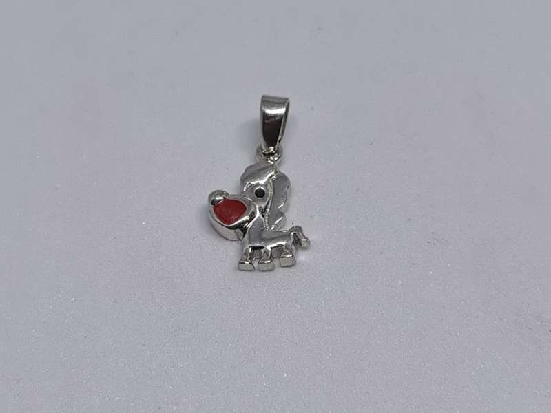 Silver Doggy Pendant