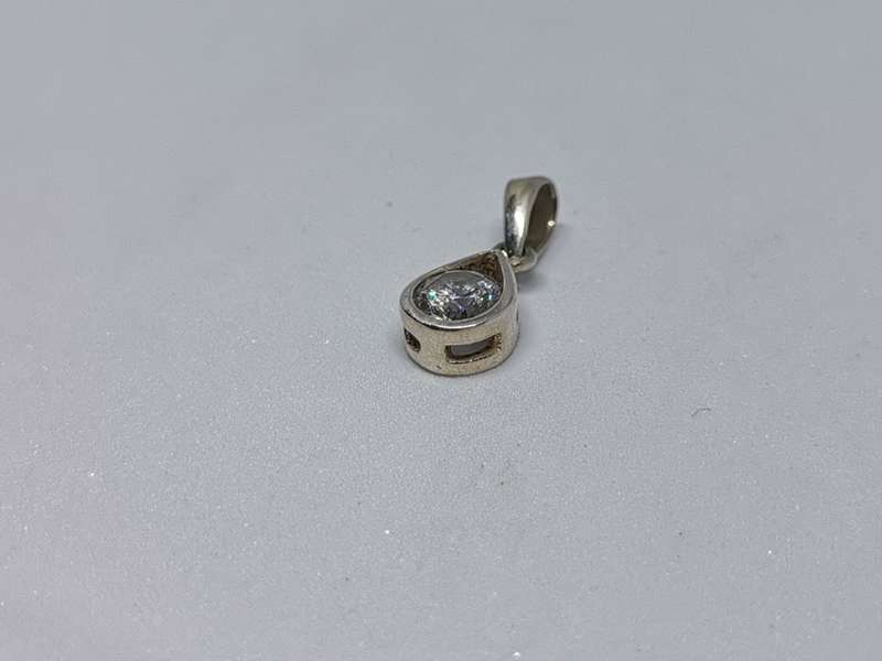 Silver Teardrop Pendant