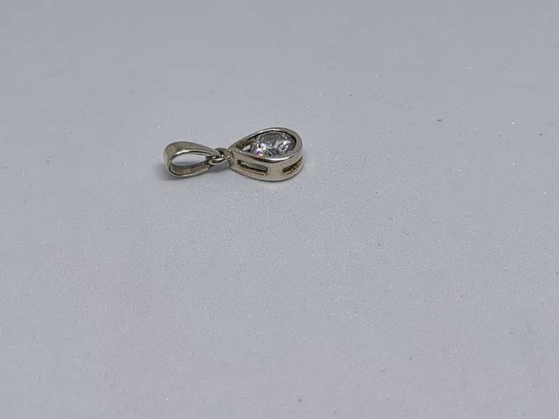Silver Teardrop Pendant