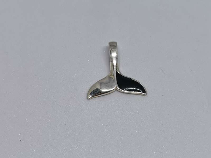 Silver Whale Pendant