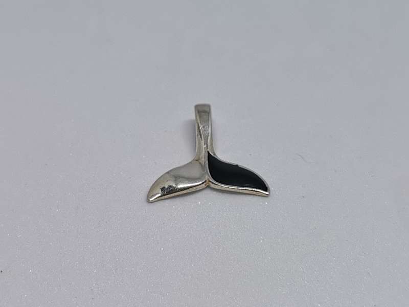 Silver Whale Pendant