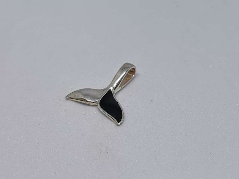 Silver Whale Pendant