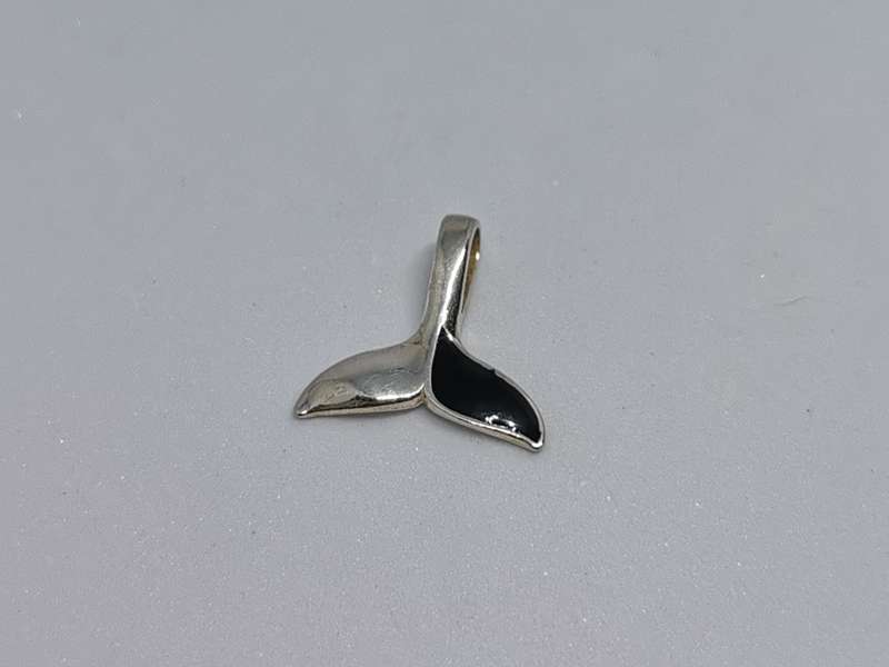 Silver Whale Pendant