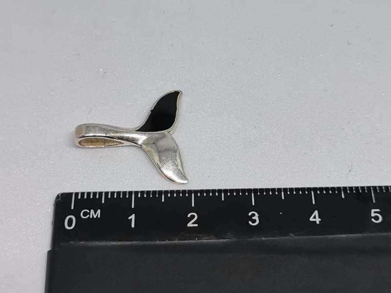 Silver Whale Pendant