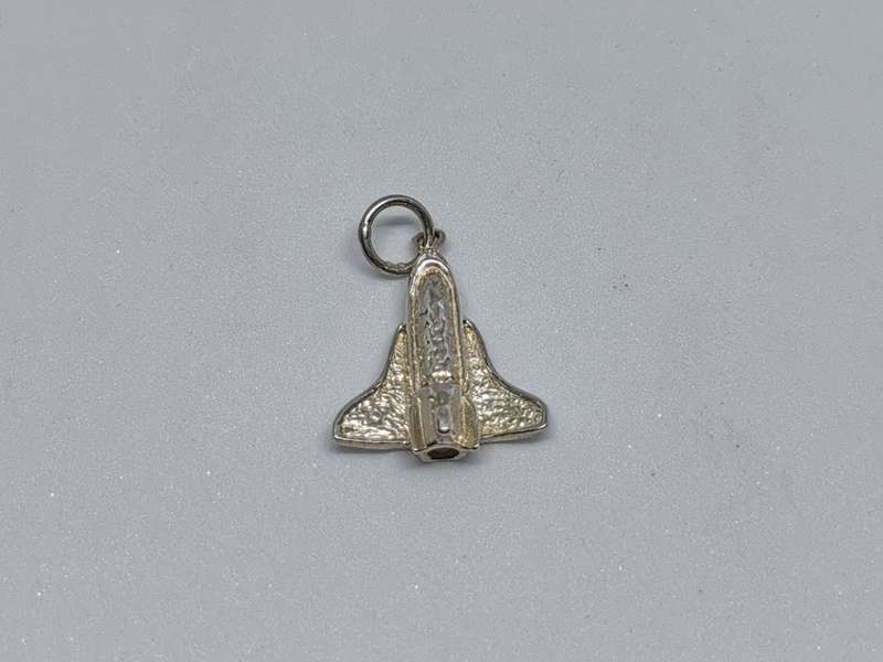 Silver Spaceship Pendant