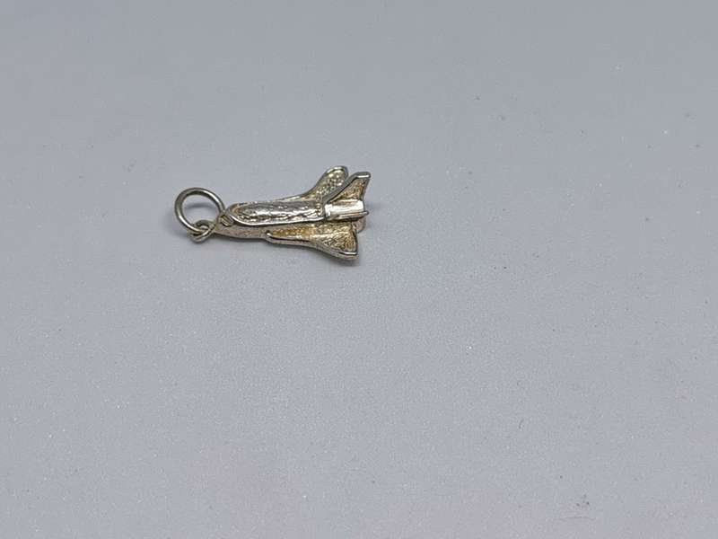 Silver Spaceship Pendant