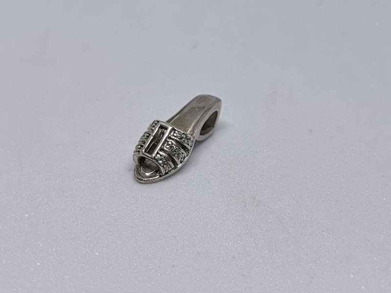 Silver Shoe Pendant