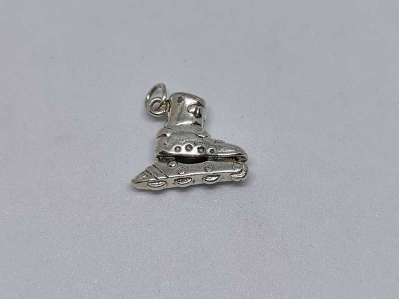 Silver Roller-skate Charm