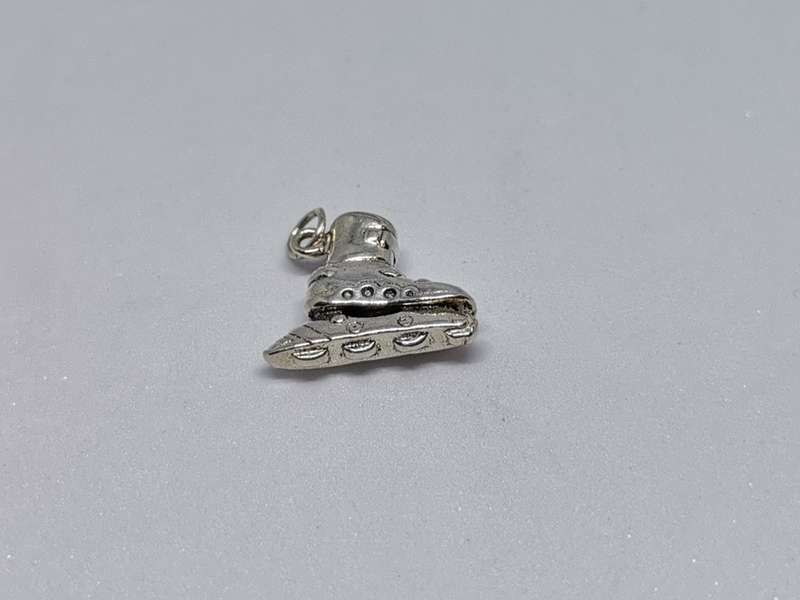Silver Roller-skate Charm